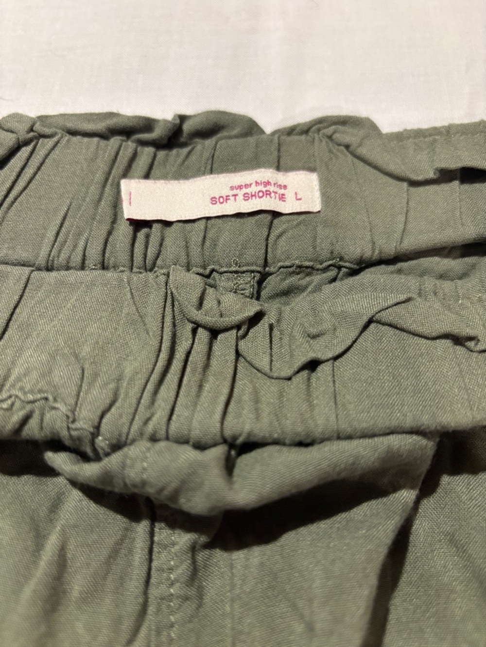 SO Olive Green High Waist Women’s Shorts